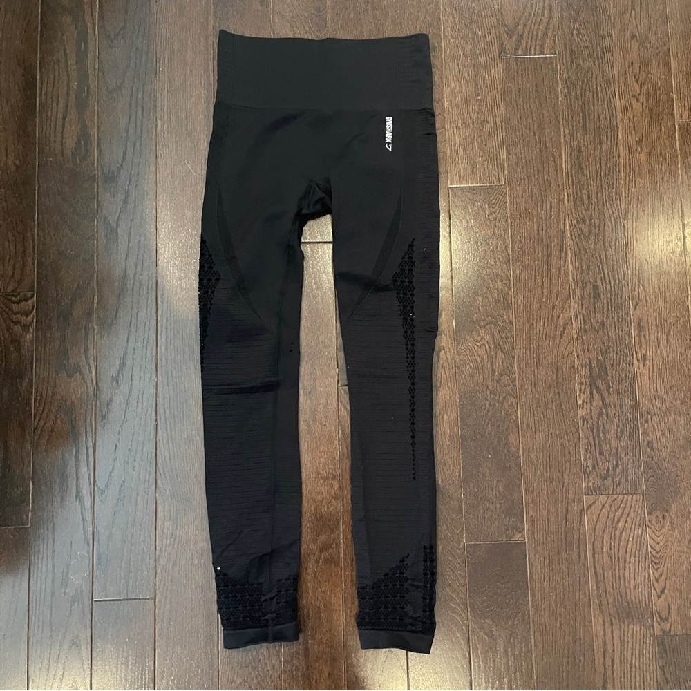 Gymshark Energy Seamless Leggings Black Size Small